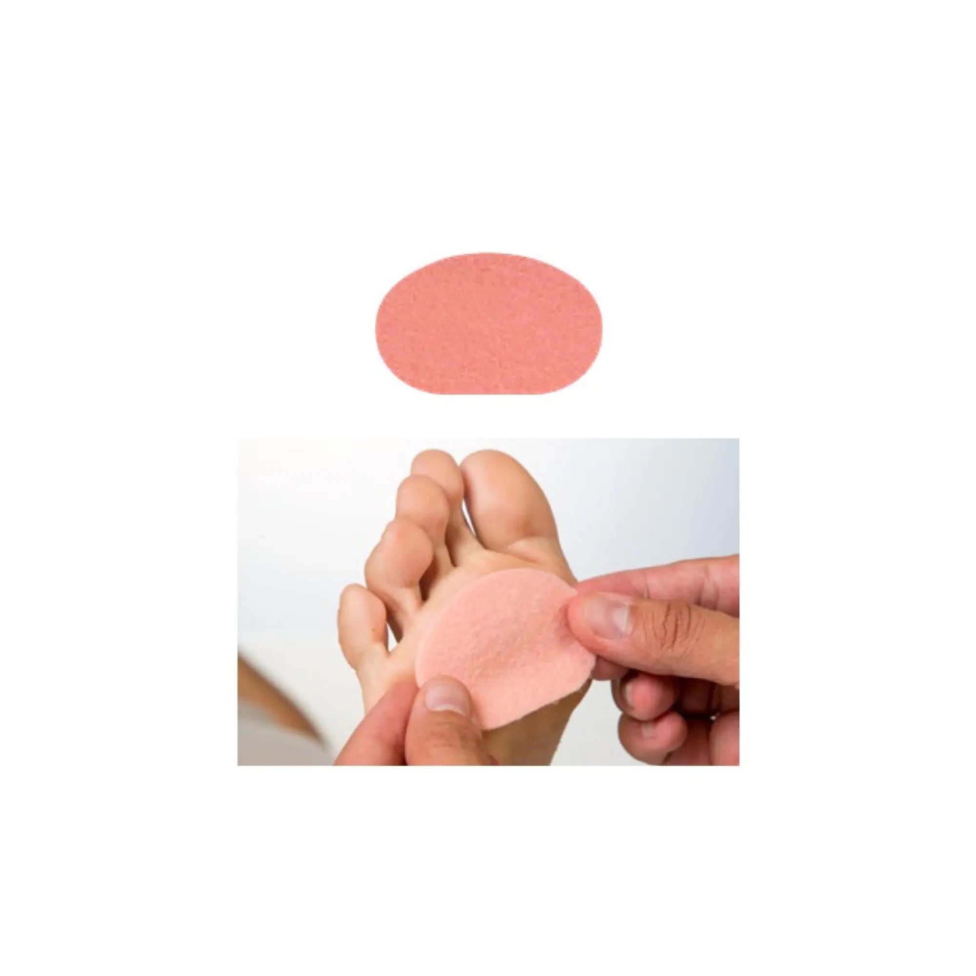 100 feutres en peluche protecteurs adhésifs hypoallergéniques - Fleecy Web Herbitas