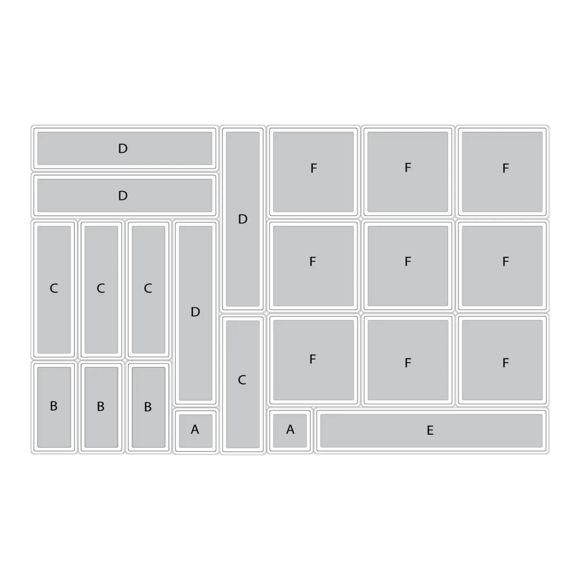 Accessoire Unit Room - Système d'organisation de tiroir - Ruck Ruck