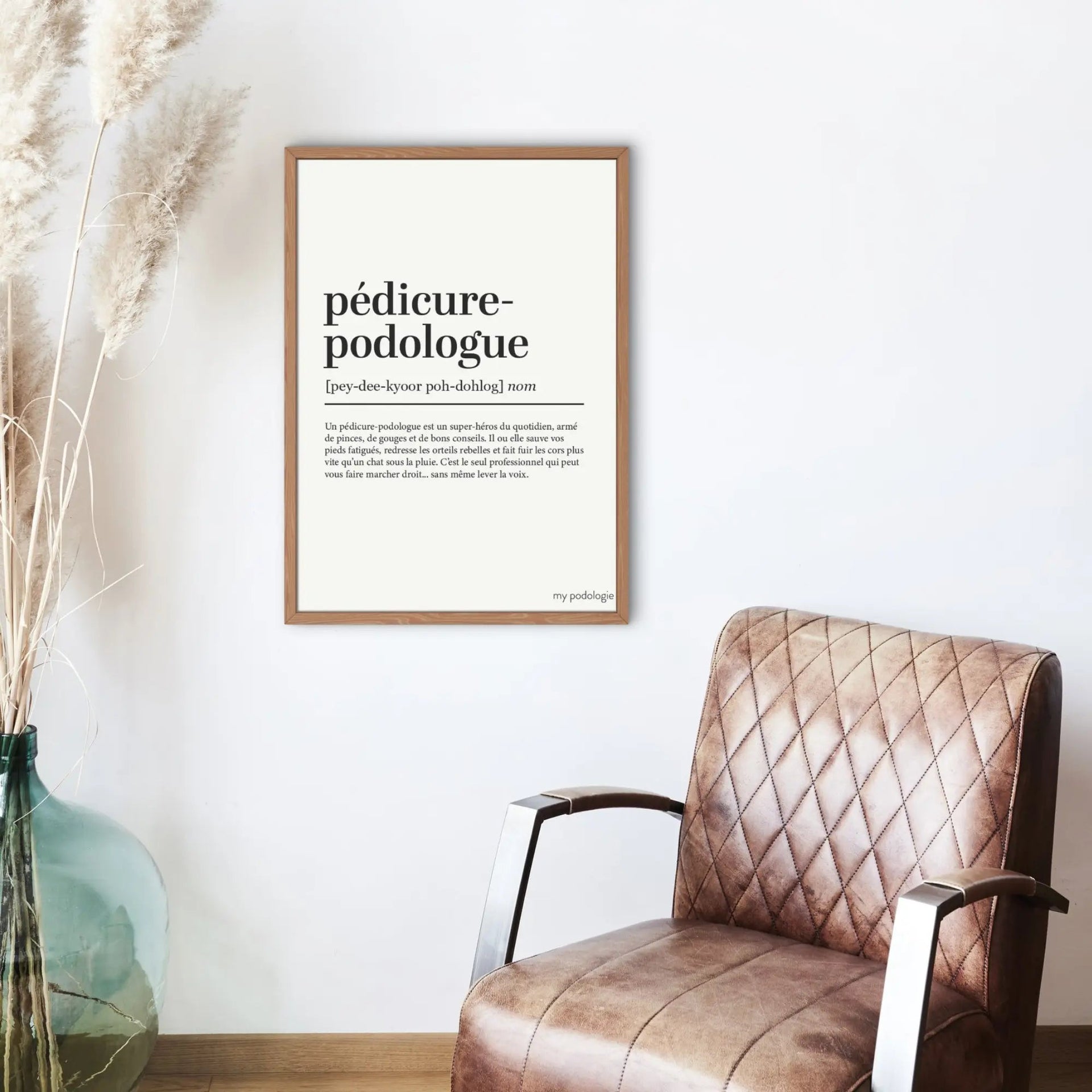 Affiche décorative cabinet pédicure-podologue My Podologie