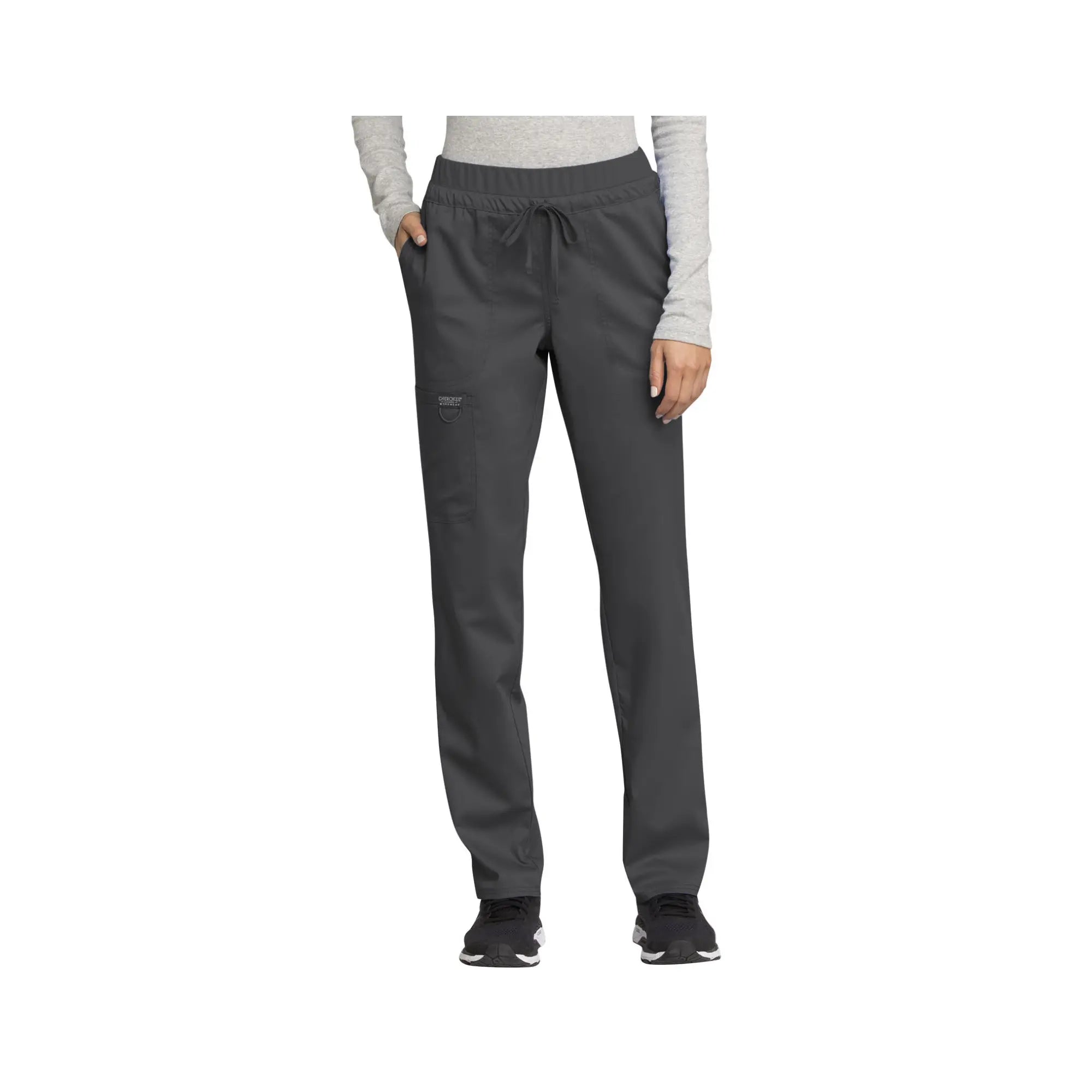 Angers - Pantalon avec cordon de serrage - femme - Cherokee Cherokee Authentic Workwear Anthracite-XXXL