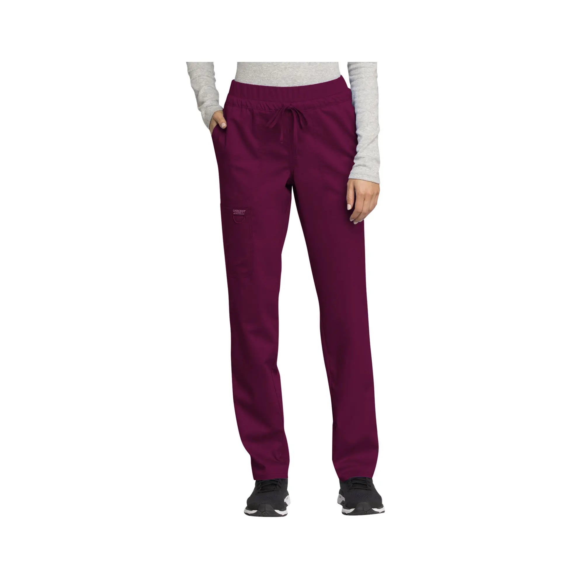 Angers - Pantalon avec cordon de serrage - femme - Cherokee Cherokee Authentic Workwear Bordeaux-XXXL