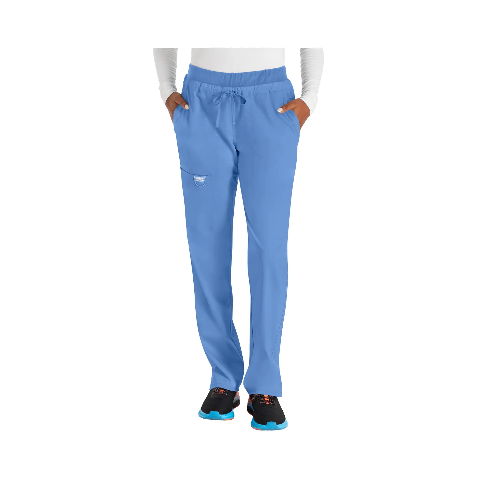 Angers - Pantalon avec cordon de serrage - femme - Cherokee Cherokee Authentic Workwear Bleu-Ciel-XXXL