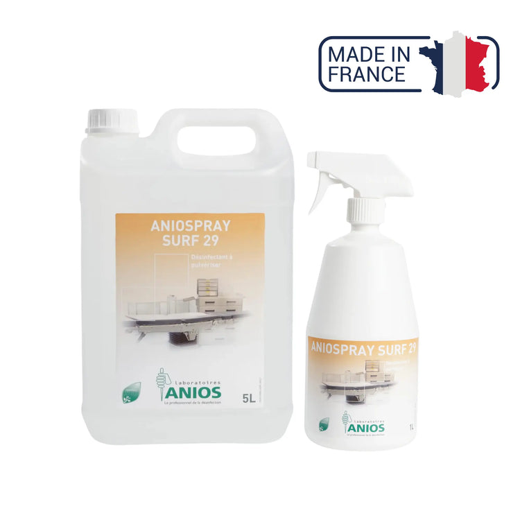 Aniospray Surf 29 - Désinfectant à pulvériser - 1L ou 5 L - Anios Anios