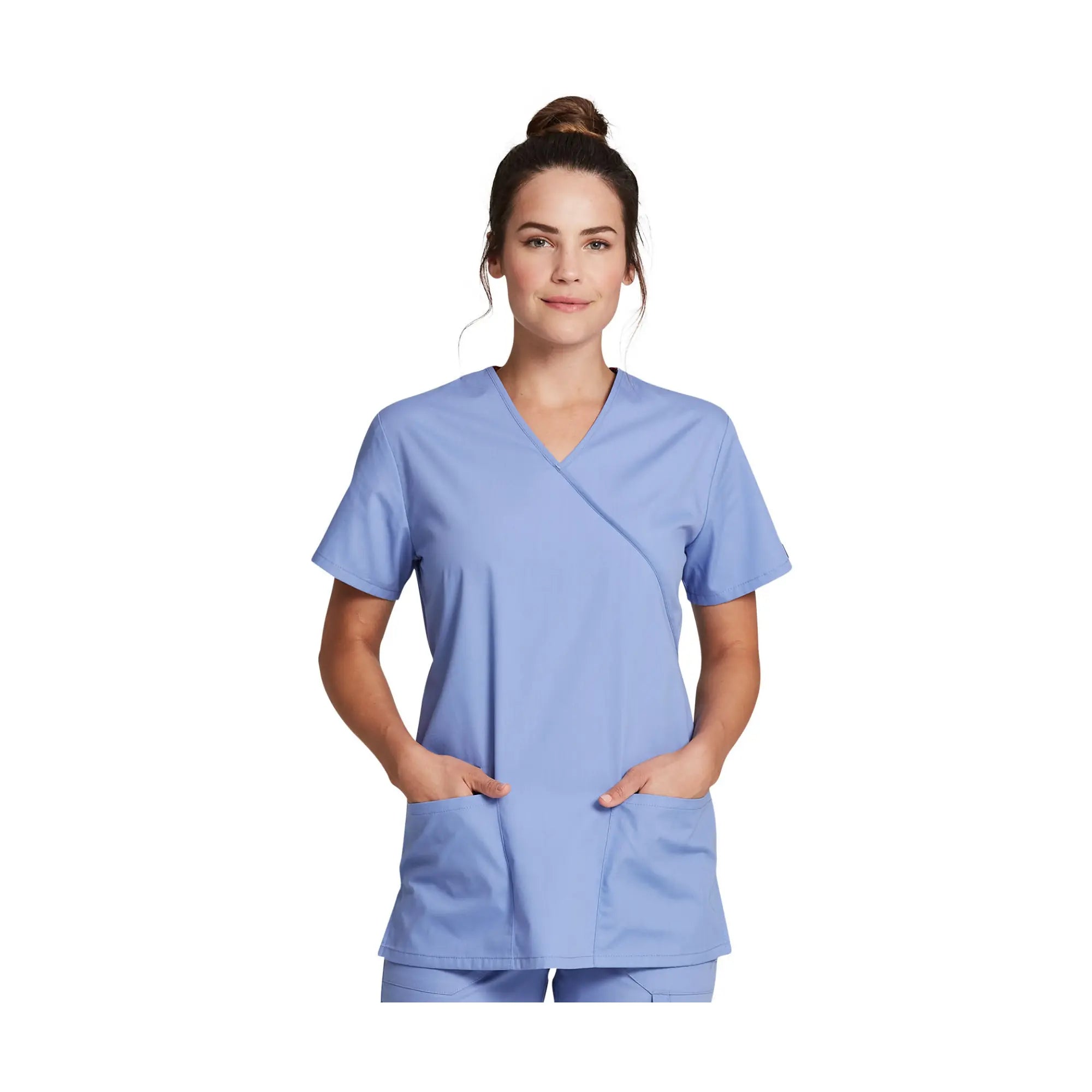 Annecy - Tunique cache-cœur - Femme - Dickies Dickies Bleu-Ciel-3XL