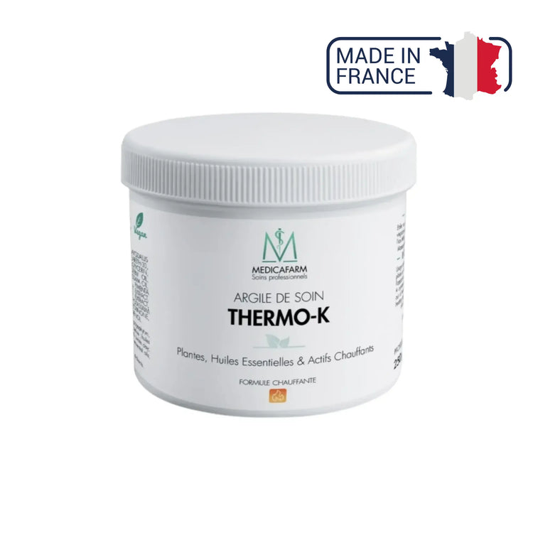 Argile de soin Thermo-K - Chauffant - Pot 250g - Medicafarm Medicafarm