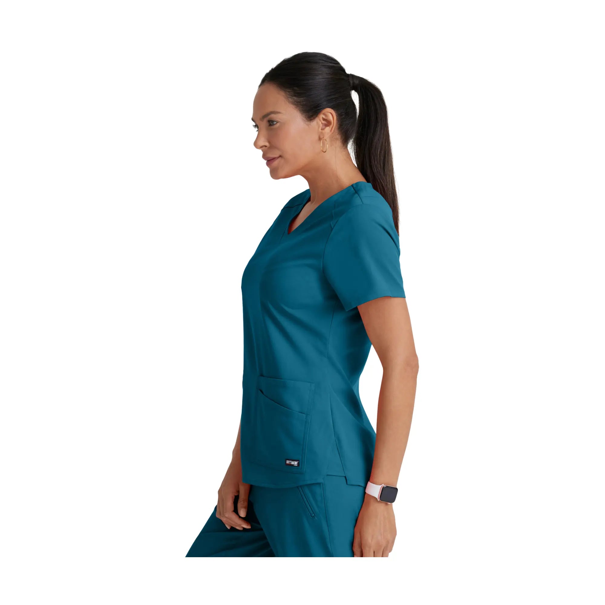 Aura - Tunique col V - Femme - Grey’s Anatomy Stretch Grey’s Anatomy