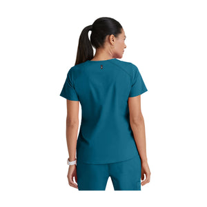Aura - Tunique col V - Femme - Grey’s Anatomy Stretch Grey’s Anatomy