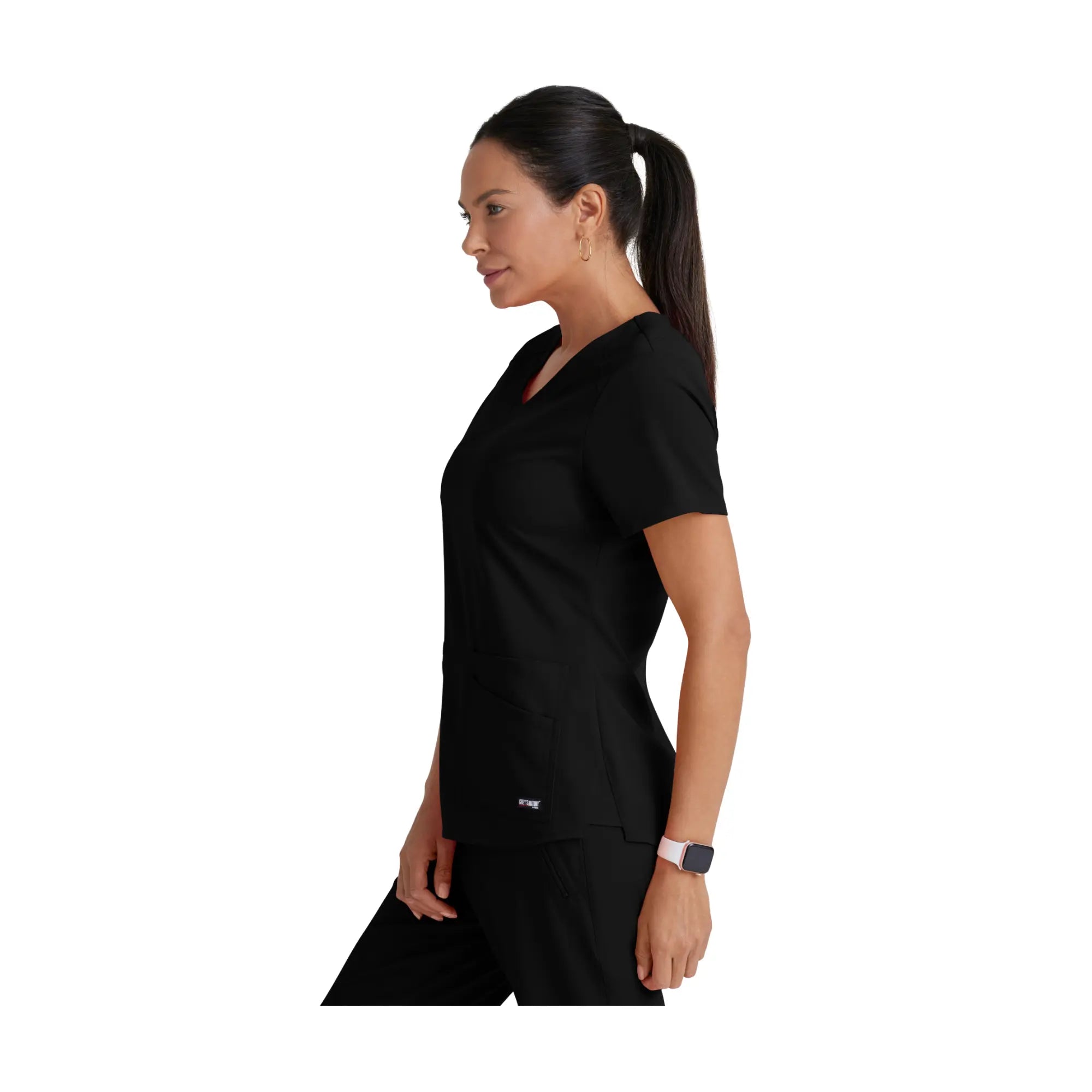 Aura - Tunique col V - Femme - Grey’s Anatomy Stretch Grey’s Anatomy