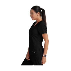 Aura - Tunique col V - Femme - Grey’s Anatomy Stretch Grey’s Anatomy