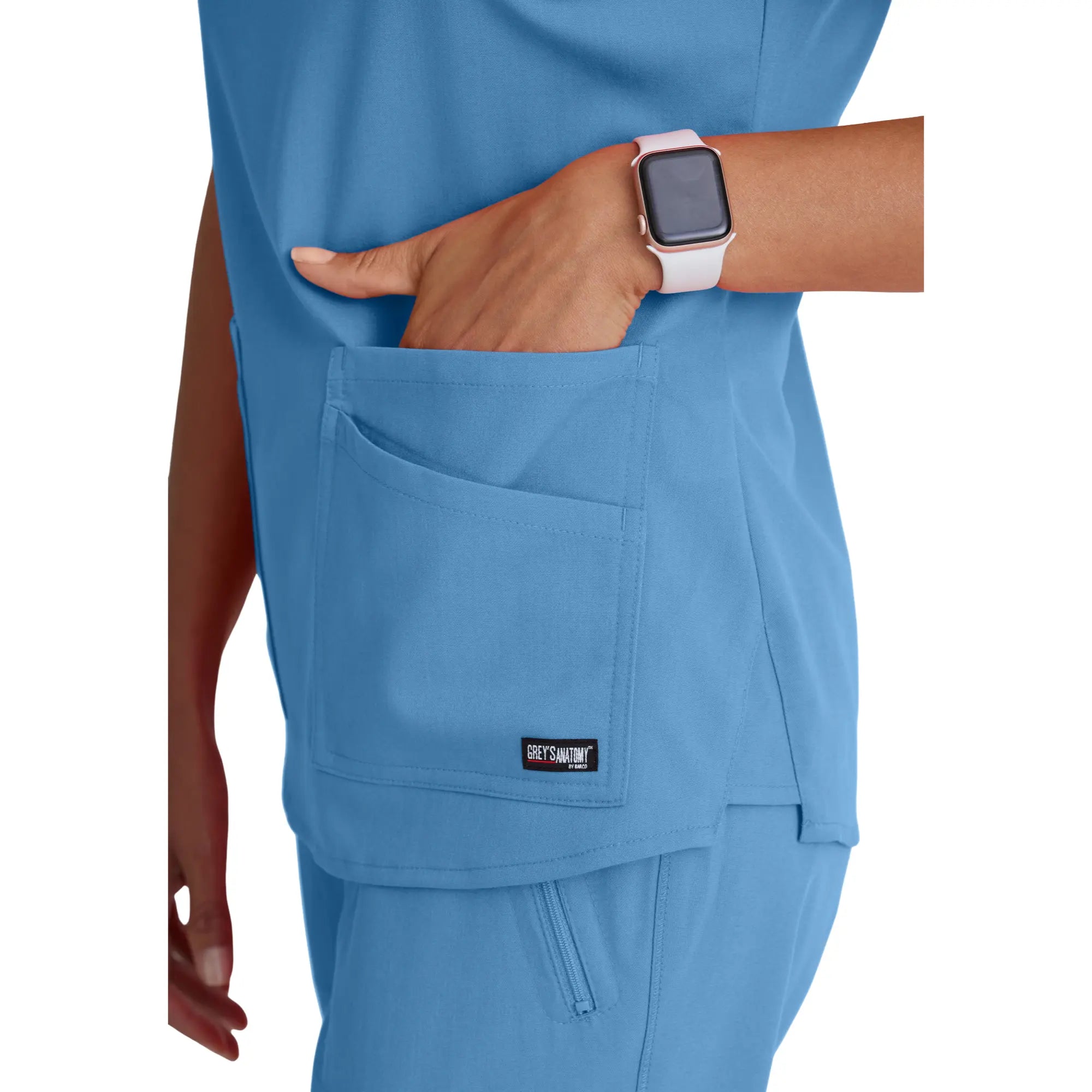 Aura - Tunique col V - Femme - Grey’s Anatomy Stretch Grey’s Anatomy