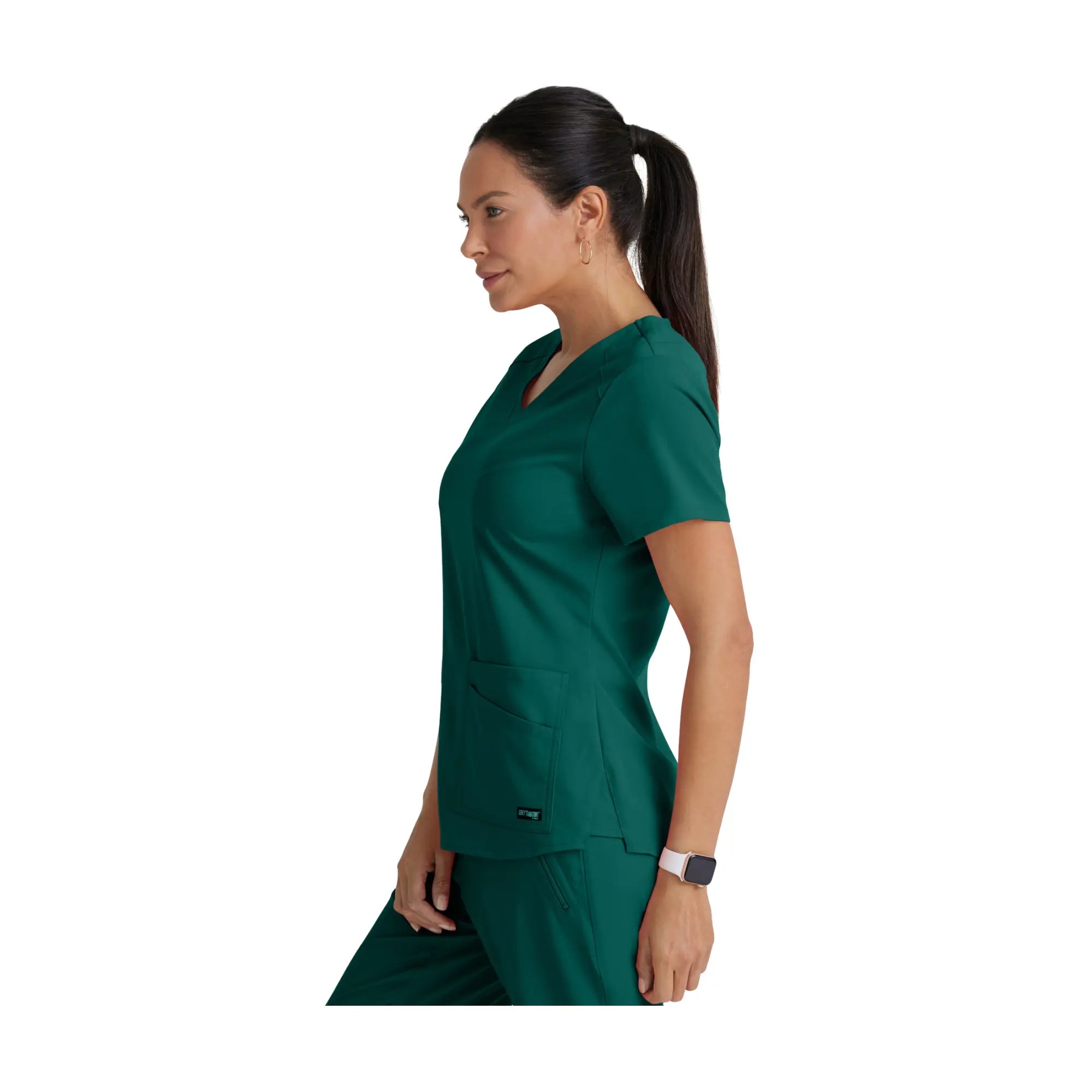 Aura - Tunique col V - Femme - Grey’s Anatomy Stretch Grey’s Anatomy