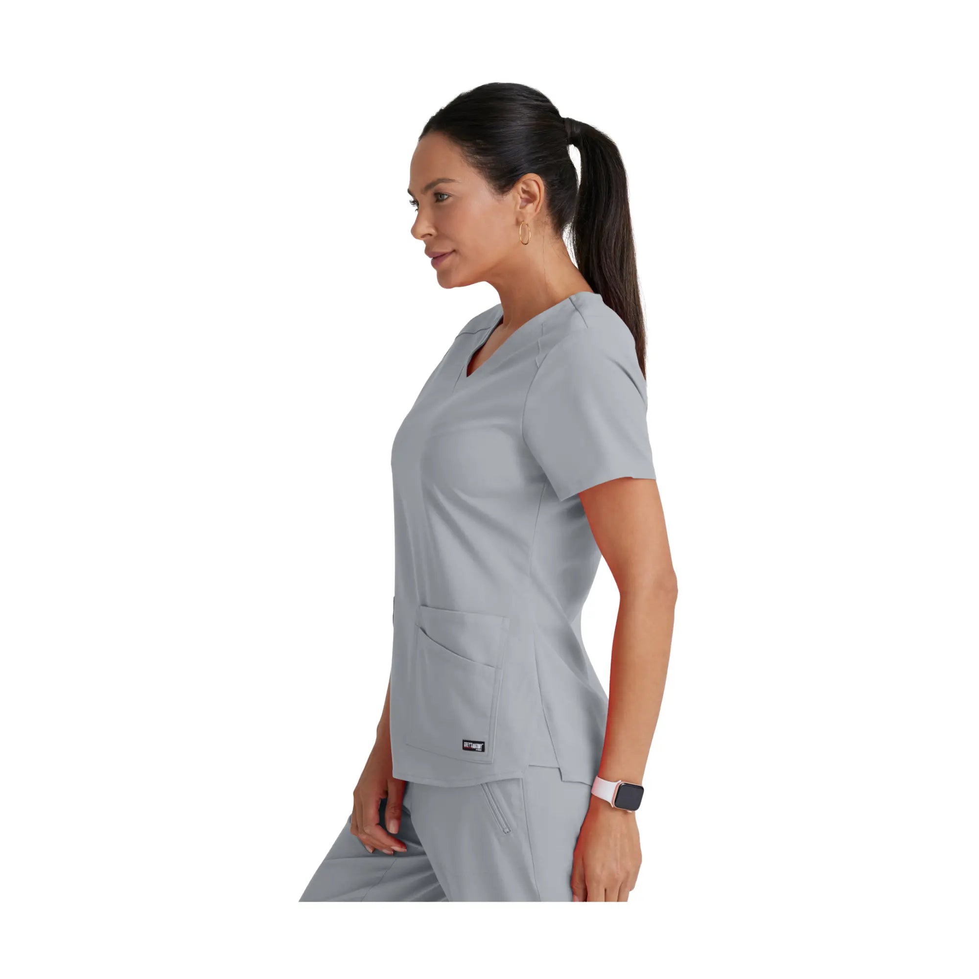 Aura - Tunique col V - Femme - Grey’s Anatomy Stretch Grey’s Anatomy