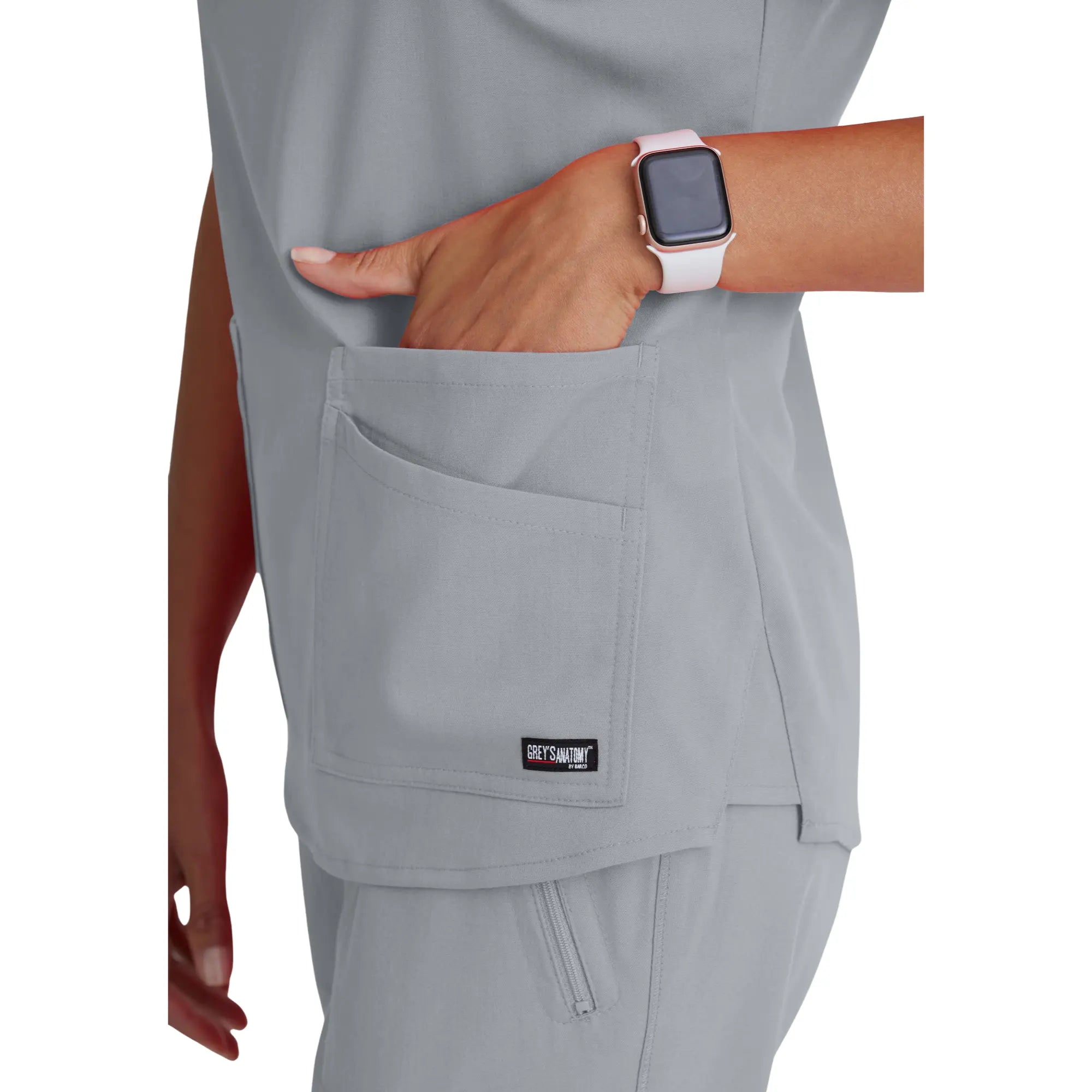 Aura - Tunique col V - Femme - Grey’s Anatomy Stretch Grey’s Anatomy