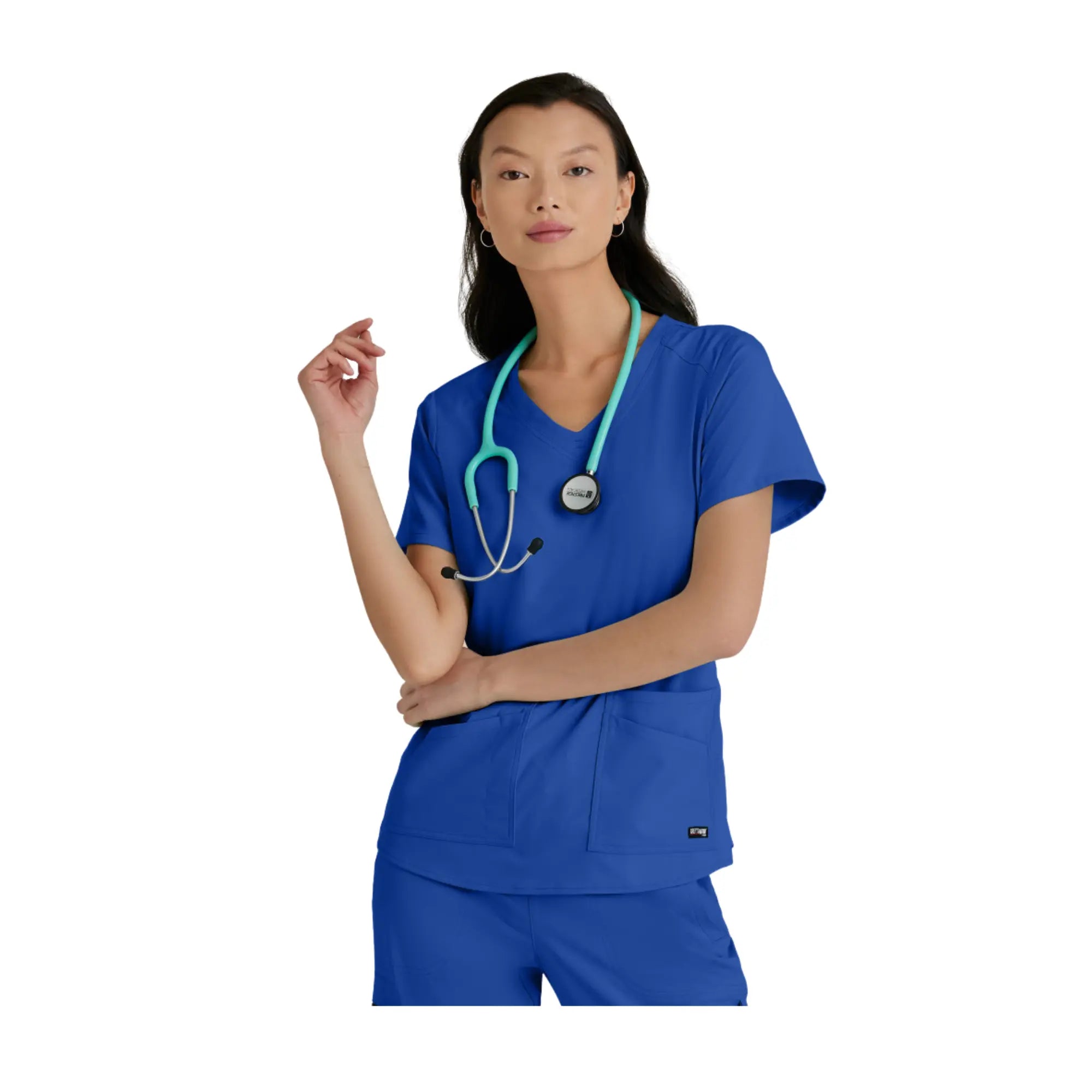 Aura - Tunique col V - Femme - Grey’s Anatomy Stretch Grey’s Anatomy