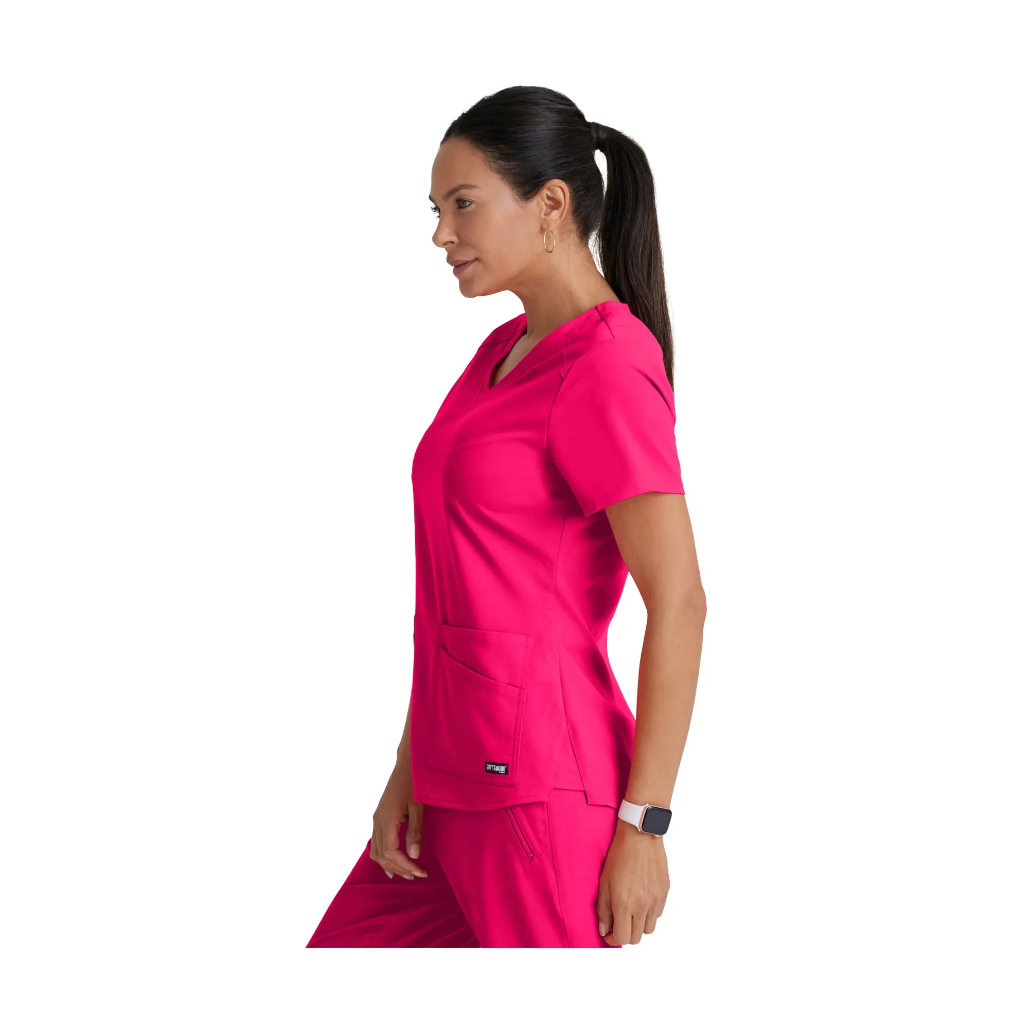 Aura - Tunique col V - Femme - Grey’s Anatomy Stretch Grey’s Anatomy