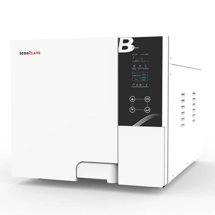 Autoclave Blanc 8 Litres Classe B avec USB et imprimante intégrée Icanclave Autoclaves