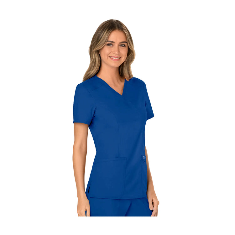 Béziers - Tunique cache-cœur col V - Femme - Cherokee - Couleur 2 Cherokee Authentic Workwear