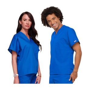 Biarritz - Tunique médicale - Col V - Unisexe - Cherokee Cherokee Authentic Workwear Bleu-Roi-3XL