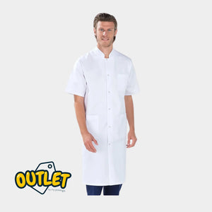Blouse homme - Taille M - My Blouse // Fin de série My Podologie Xavier - blanche
