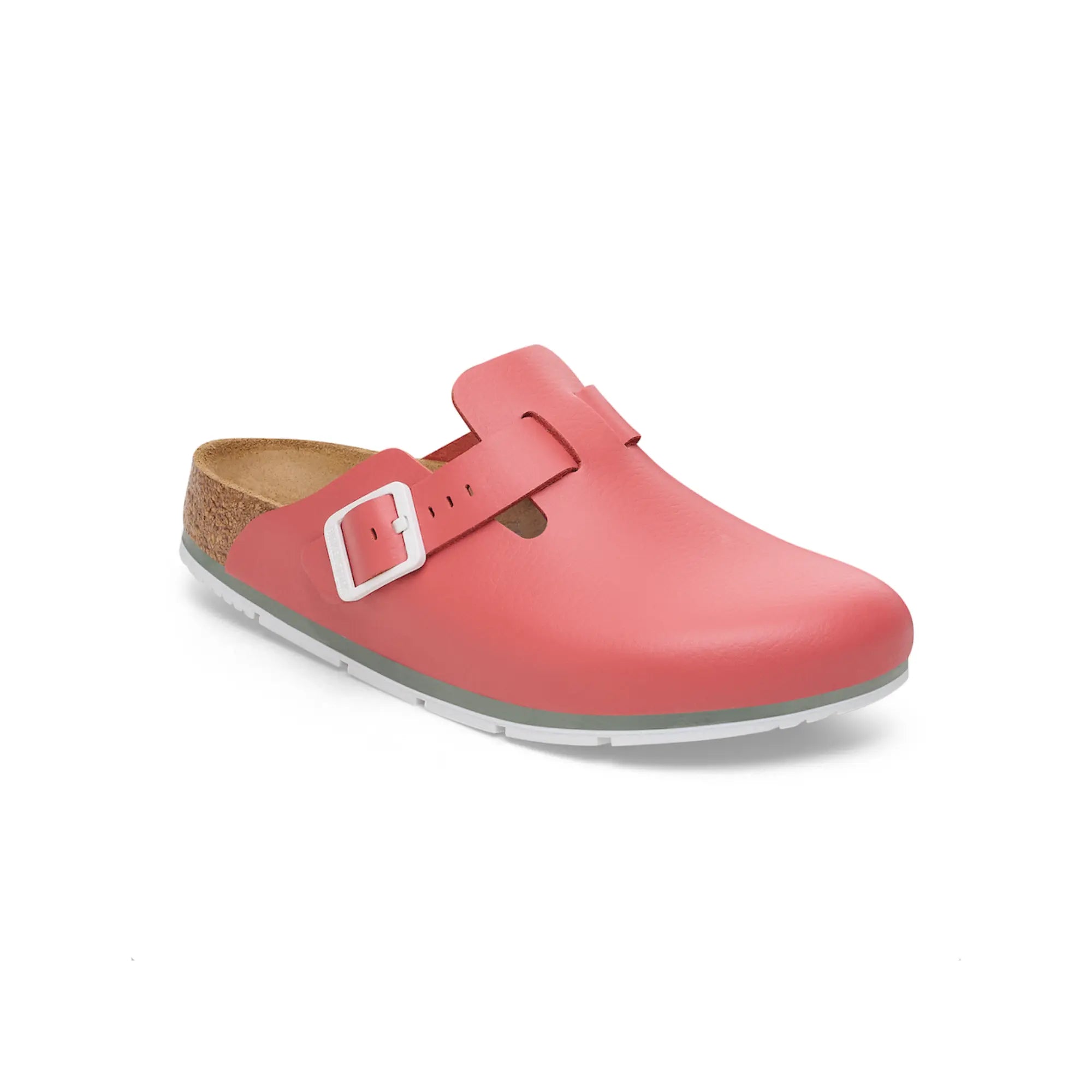 Boston Pro - Cuir naturel - Plusieurs coloris - Birkenstock - Couleur 2 Birkenstock Rouge / Étroite / 48