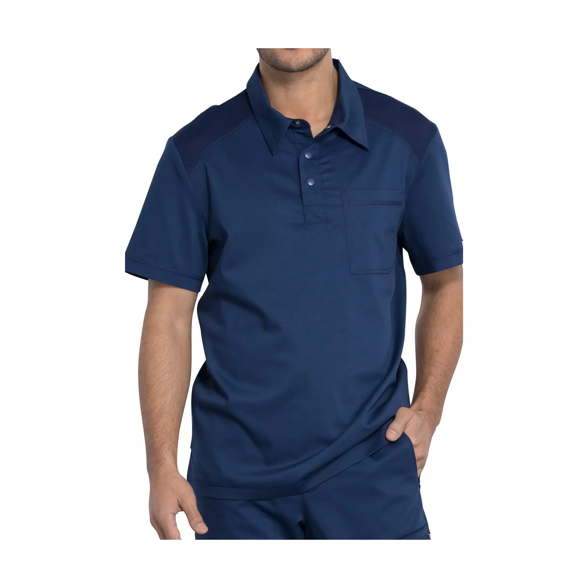 Boucau - Polo médical - 72 cm - Homme - Cherokee Cherokee Authentic Workwear Bleu-Marine-3XL