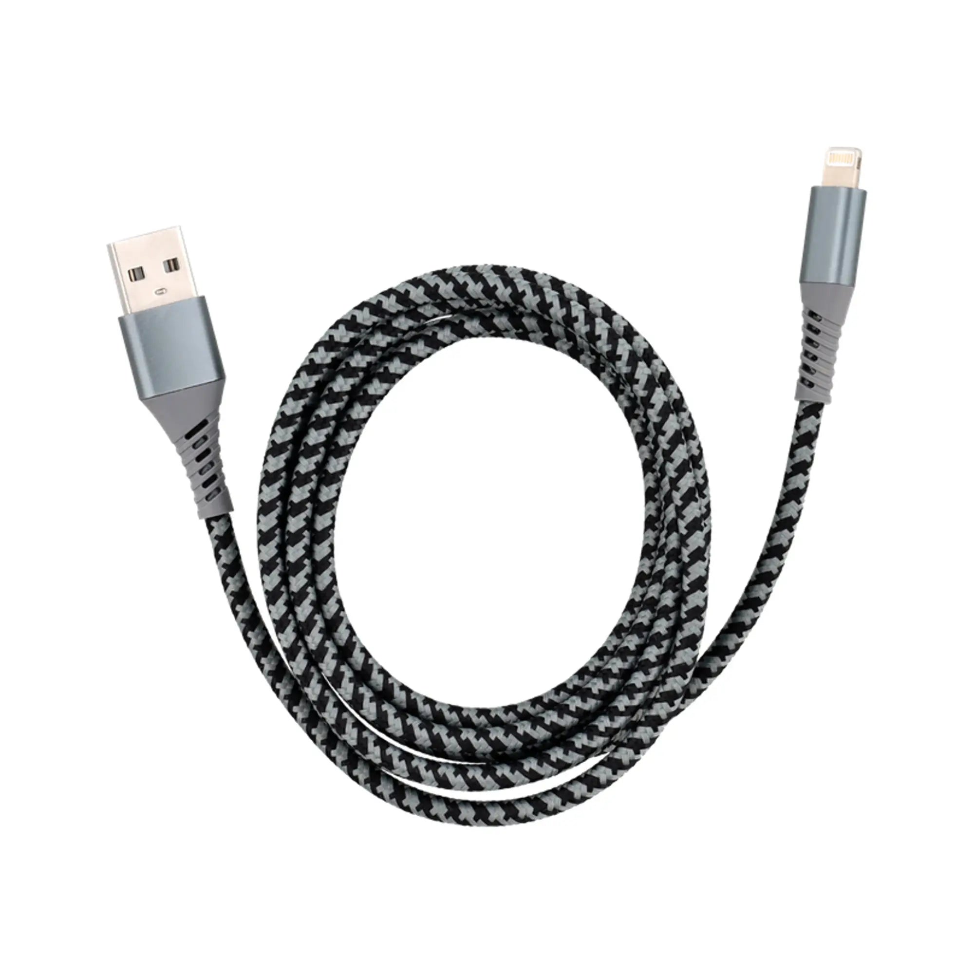 Câble Lightning vers USB pour iPhone / iPad / iPod textile - 2 dimensions différentes My Podologie