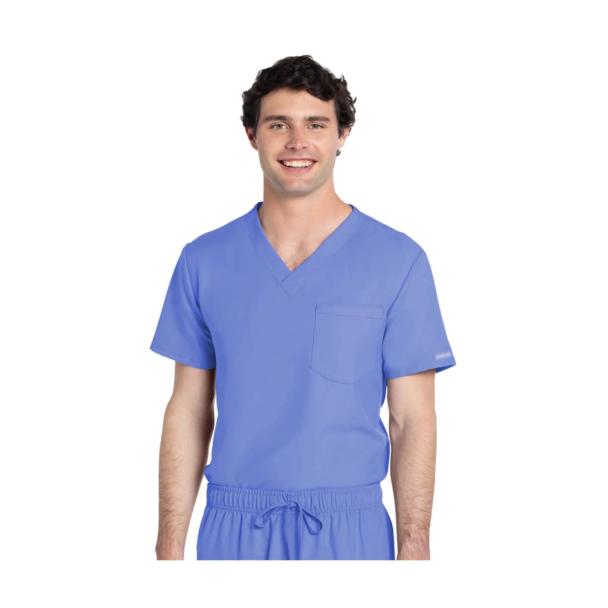 Capbreton - Tunique médicale - Col V - Unisexe - Cherokee Cherokee Authentic Workwear Bleu Ciel / 3XL
