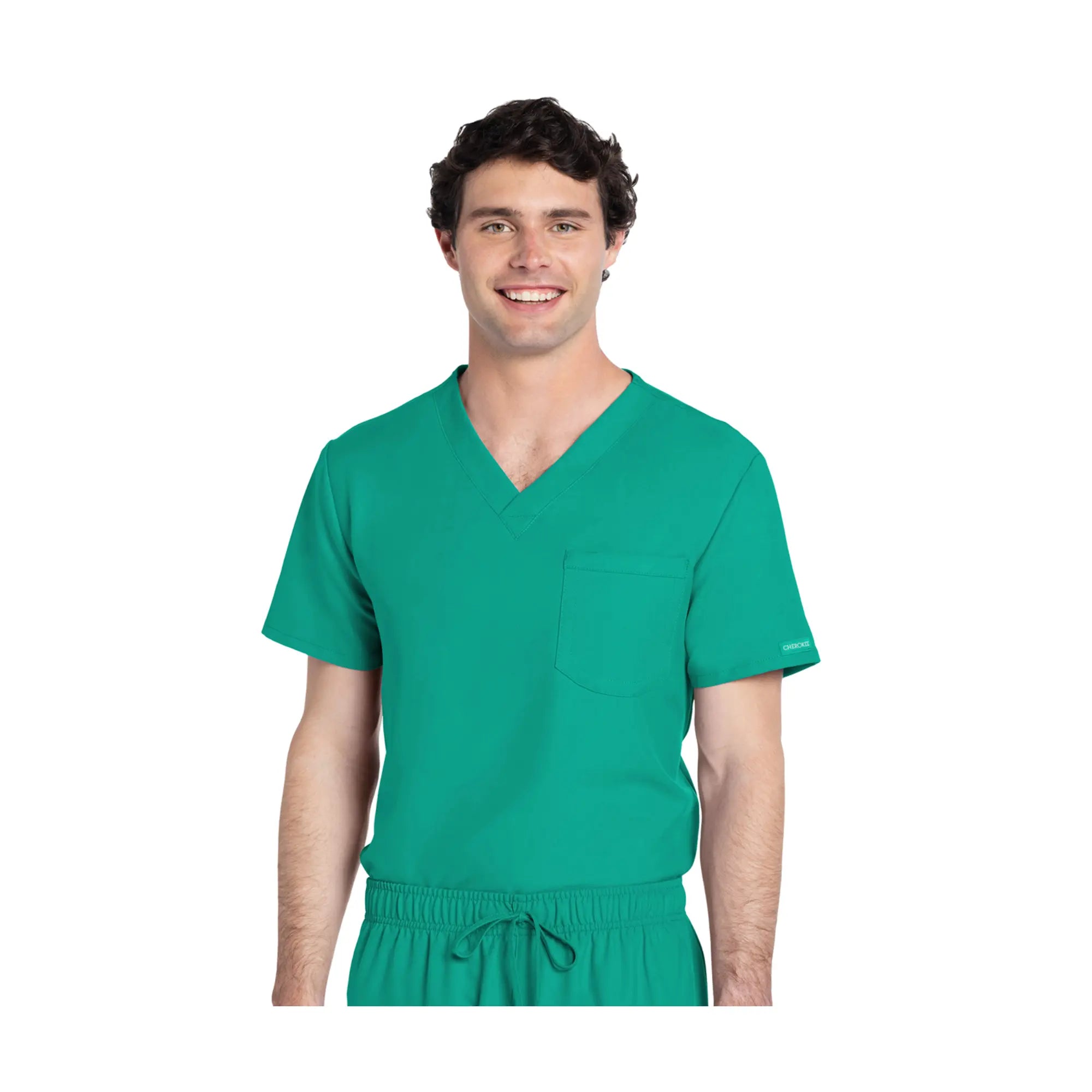 Capbreton - Tunique médicale - Col V - Unisexe - Cherokee Cherokee Authentic Workwear Bleu Caraïbes / 3XL