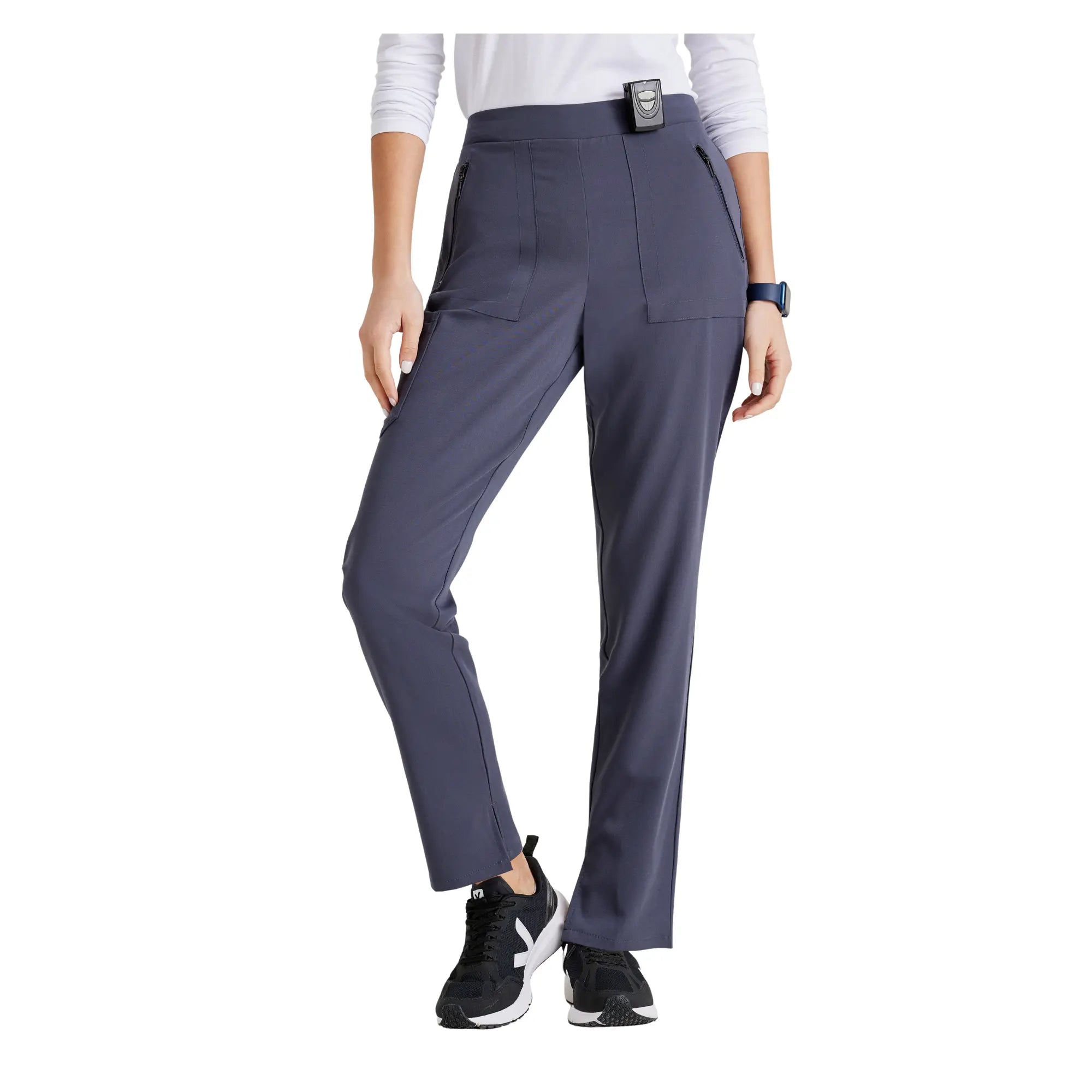 Cassiopée - Pantalon médical taille haute - Femme - Barco Unify BARCO  Gris Anthracite / XL