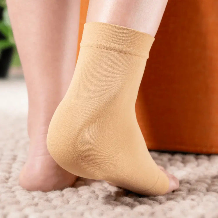 Chaussette de protection Smartgel - Talon  2 tailles disponibles- 1 paire - Beige - Ruck Ruck