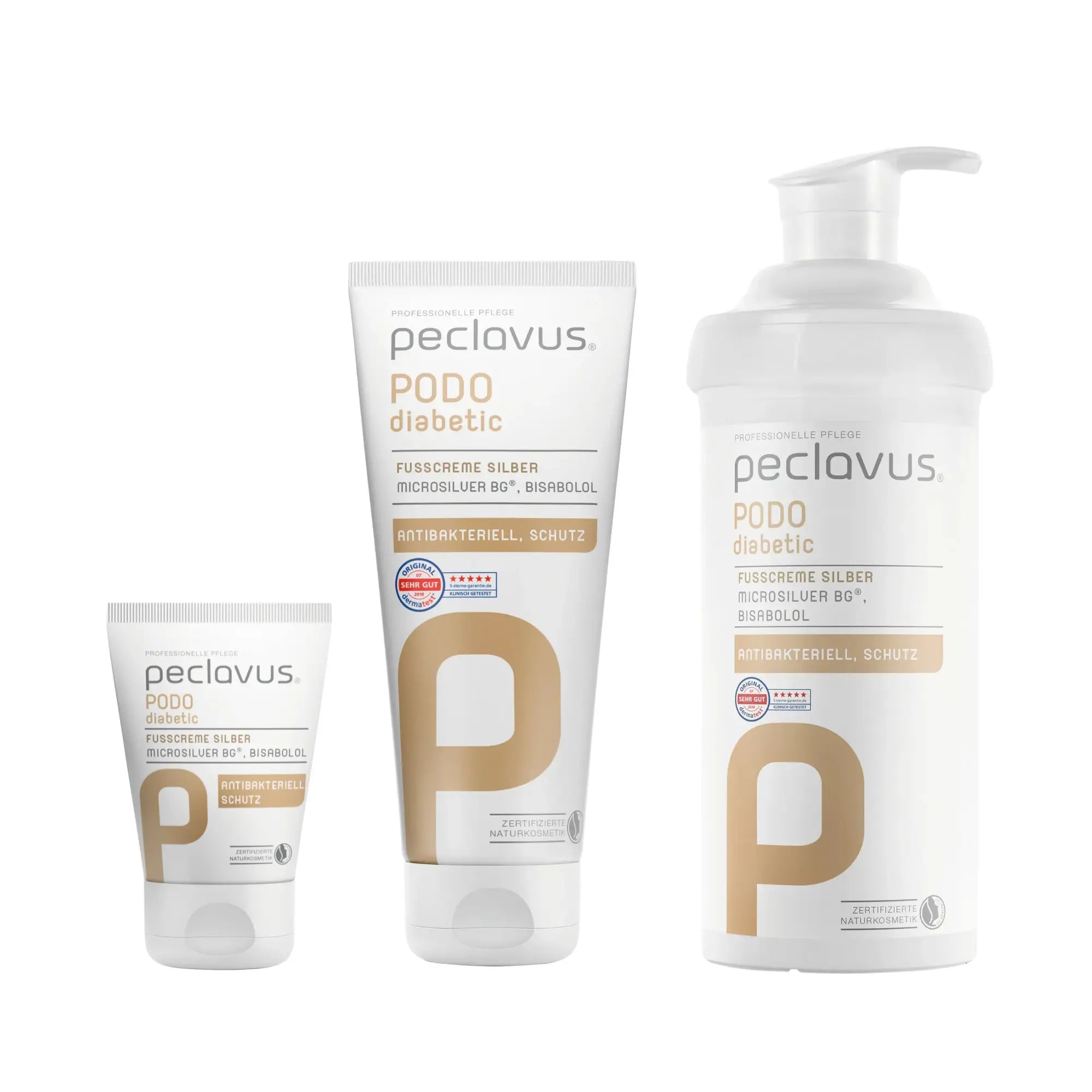 Crème argent pour les pieds diabétiques - Peclavus Peclavus