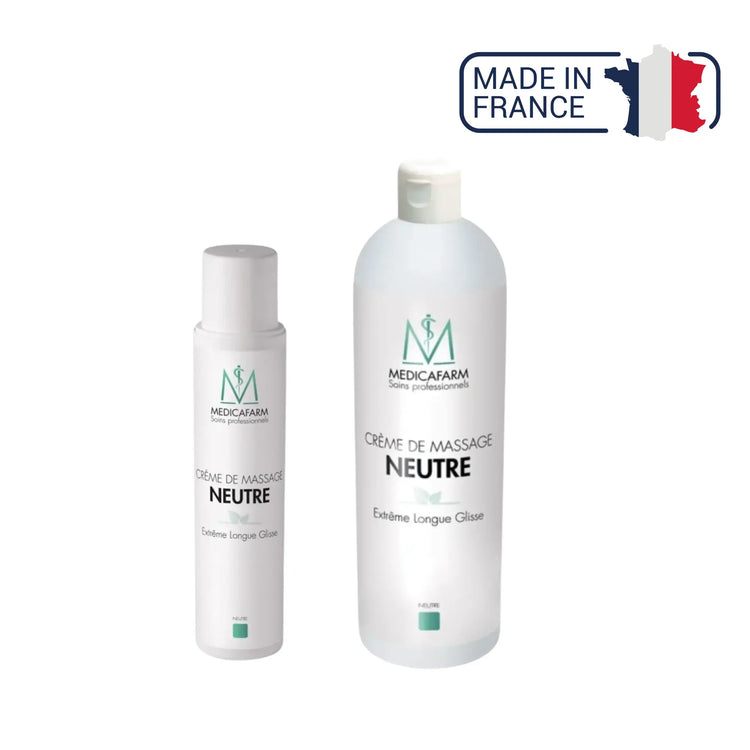 Crème de massage neutre premium extreme longue glisse - 250 ml ou 1 L - Medicafarm Medicafarm