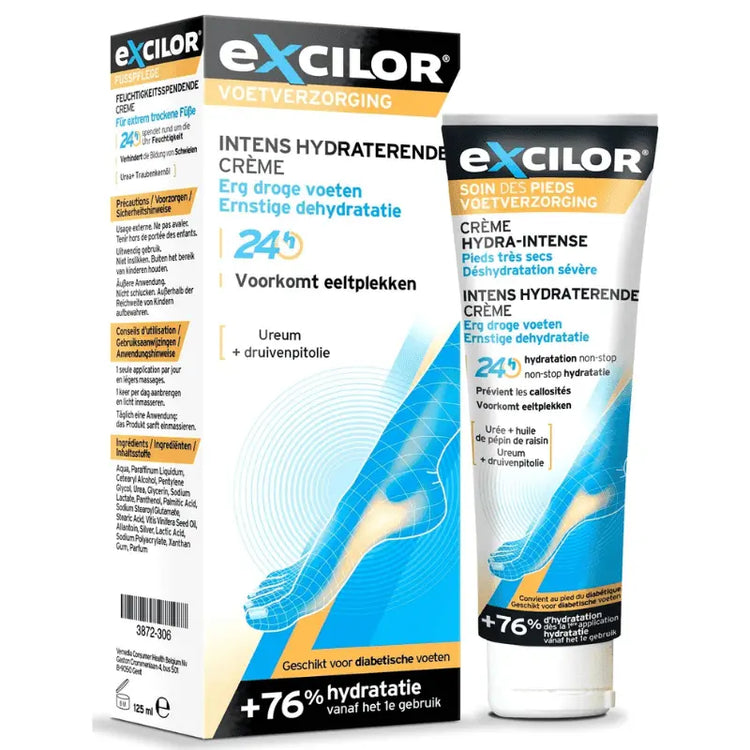 Crème pieds secs 125ml - Excilor Excilor