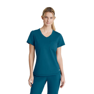 Elyra - Tunique col rond - Femme - Skechers Slip-ins SKECHERS SLIP-INS KNITS Bleu Bahamas / XL
