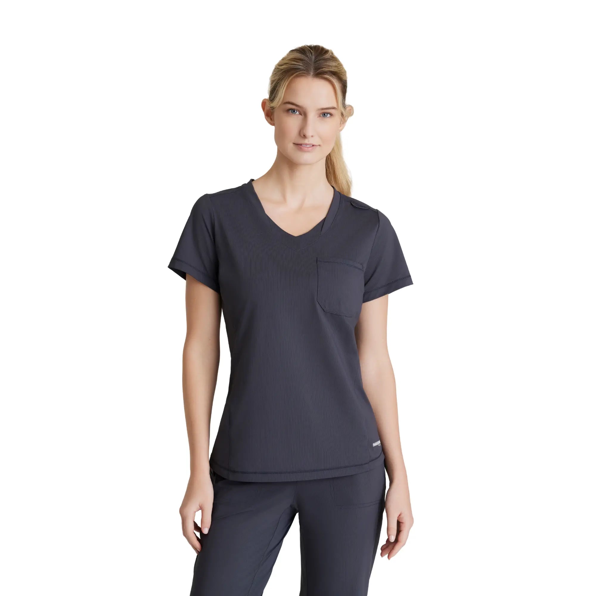 Elyra - Tunique col rond - Femme - Skechers Slip-ins SKECHERS SLIP-INS KNITS Gris Anthracite / XL