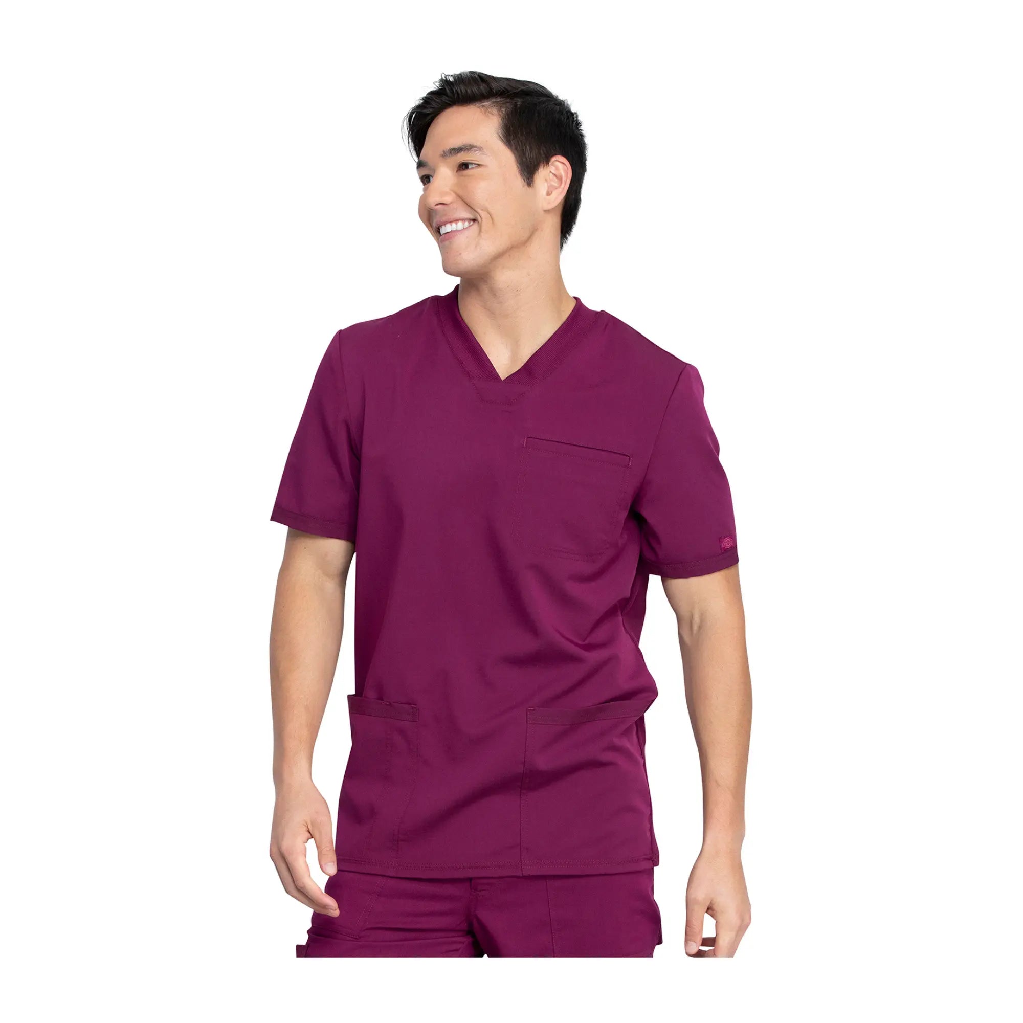 Espelette - Tunique col V - Manches courtes - Homme - Dickies Dickies Bordeaux-3XL