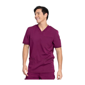 Espelette - Tunique col V - Manches courtes - Homme - Dickies Dickies Bordeaux-3XL