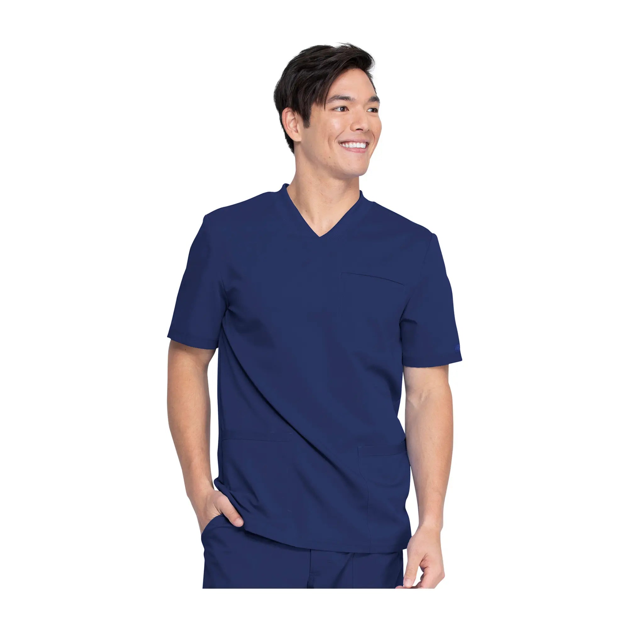 Espelette - Tunique col V - Manches courtes - Homme - Dickies Dickies Bleu-Marine-3XL