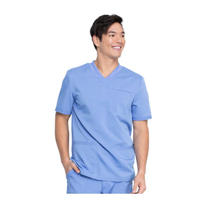 Espelette - Tunique col V - Manches courtes - Homme - Dickies Dickies Bleu-Ciel-3XL