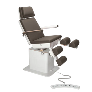 Fauteuil de pédicurie - MOON - Relevage électrique - Filaire - Ruck My Podologie  Expresso-3-moteurs-2-Blanc