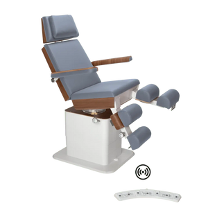 Fauteuil de pédicurie - MOON - Relevage électrique - Wifi - Ruck My Podologie  Océan-3-moteurs-Noyer