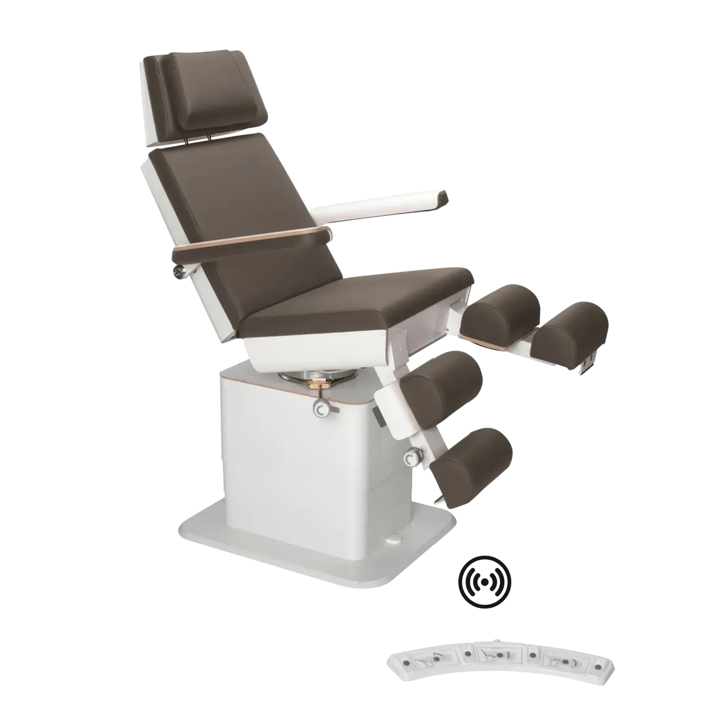 Fauteuil de pédicurie - MOON - Relevage électrique - Wifi - Ruck My Podologie  Expresso-3-moteurs-Blanc