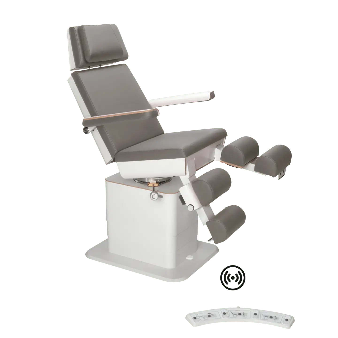 Fauteuil de pédicurie - MOON - Relevage électrique - Wifi - Ruck My Podologie  Pierre-3-moteurs-2-Blanc