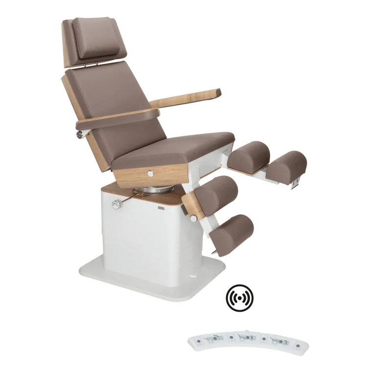 Fauteuil de pédicurie - MOON - Relevage électrique - Wifi - Ruck My Podologie  Muscade-3-moteurs-2-Chêne
