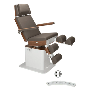 Fauteuil de pédicurie - MOON - Relevage électrique - Wifi - Ruck My Podologie  Expresso-5-moteurs-Noyer