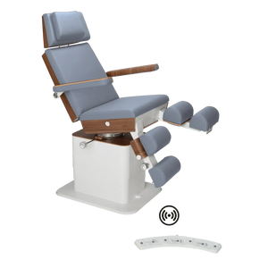 Fauteuil de pédicurie - MOON - Relevage électrique - Wifi - Ruck My Podologie  Océan-5-moteurs-Noyer