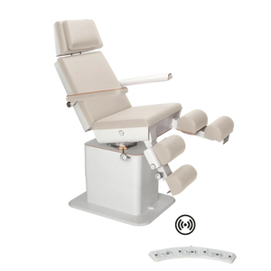Fauteuil de pédicurie - MOON - Relevage électrique - Wifi - Ruck My Podologie  Naturel-5-moteurs-Blanc