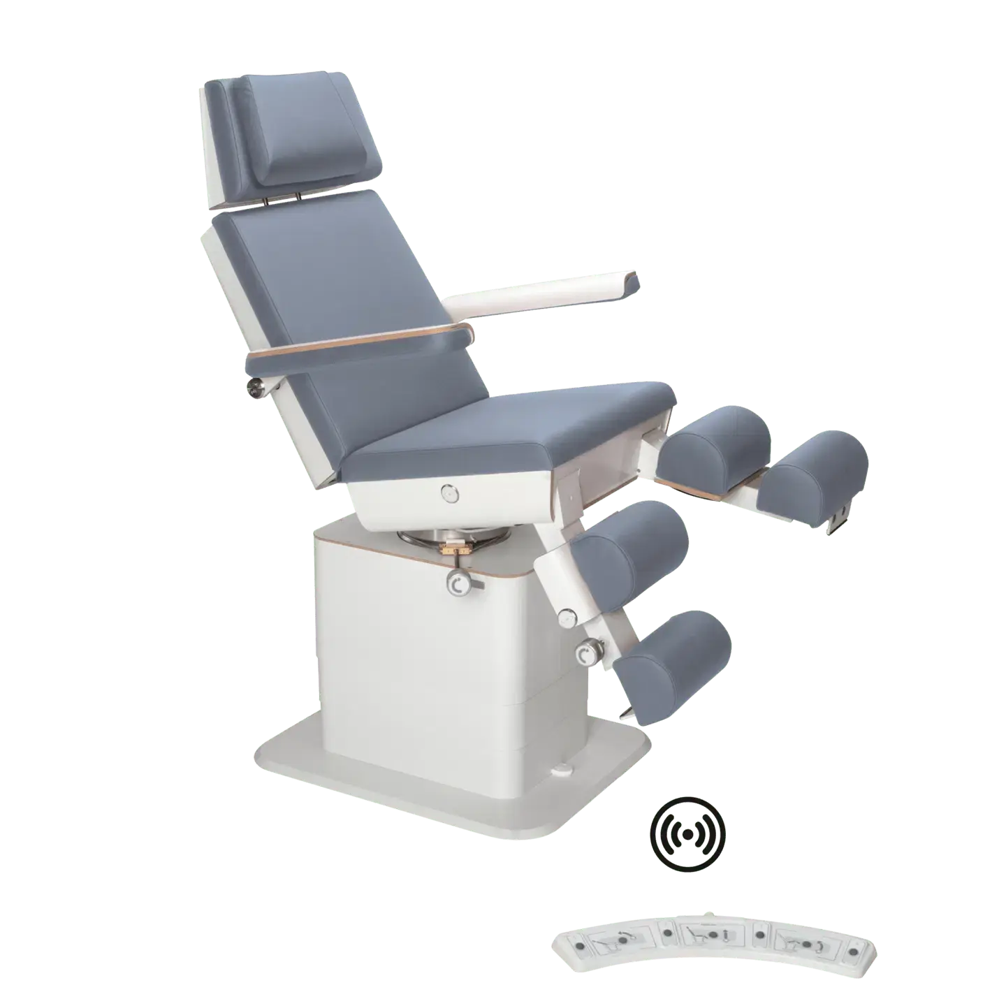 Fauteuil de pédicurie - MOON - Relevage électrique - Wifi - Ruck My Podologie  Océan-5-moteurs-Blanc