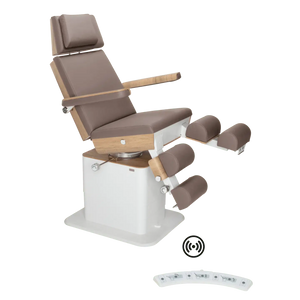 Fauteuil de pédicurie - MOON - Relevage électrique - Wifi - Ruck My Podologie  Muscade-5-moteurs-Chêne