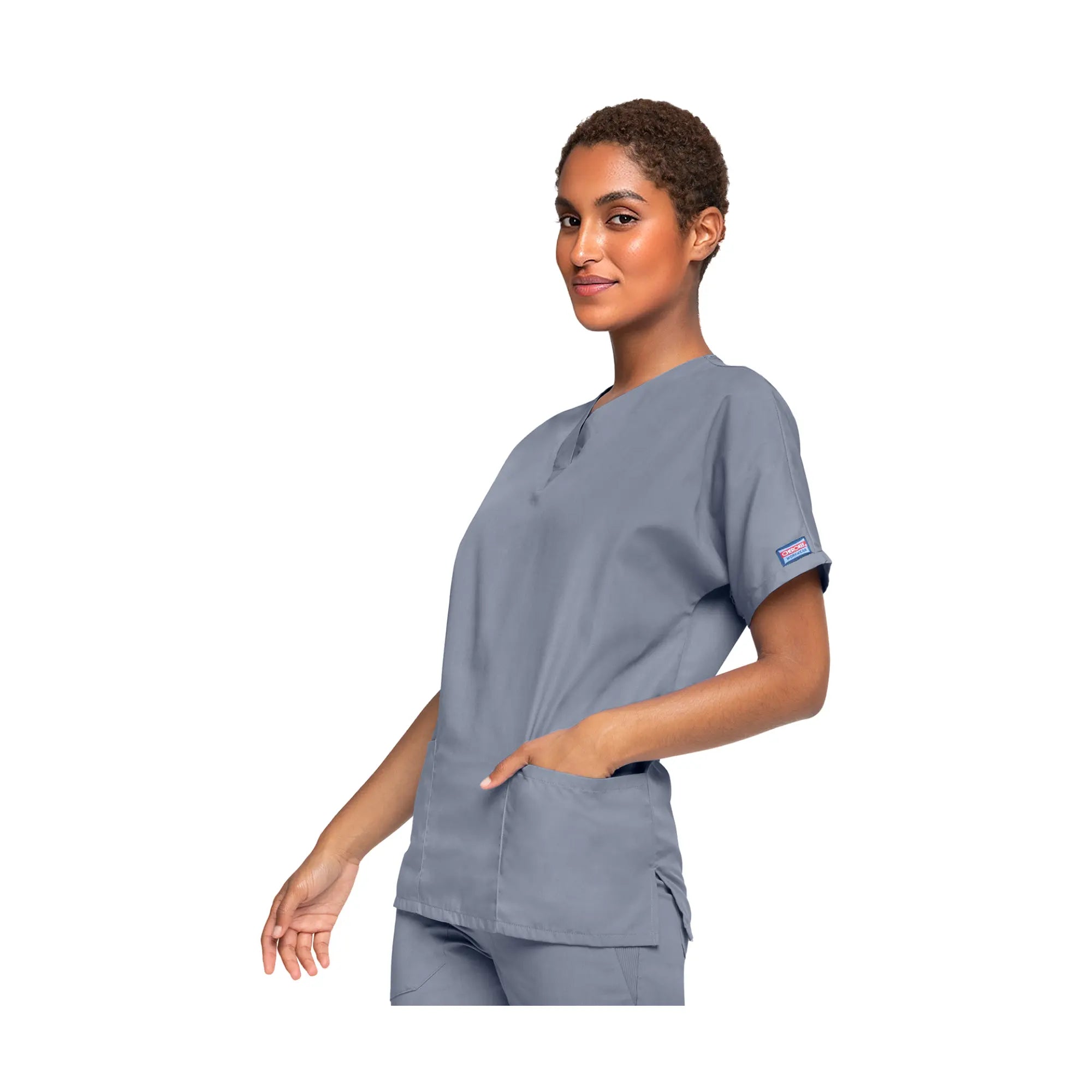 Guéthary - Tunique médicale - Col V - Manches courtes - Femme - Cherokee - Couleur 2 Cherokee Authentic Workwear